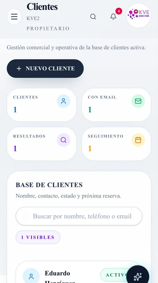 Clientes en móvil